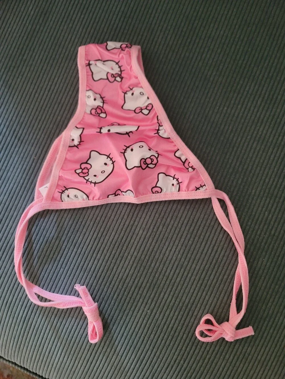 Hello Kitty Pink Tie Side Bikini Set NWOT